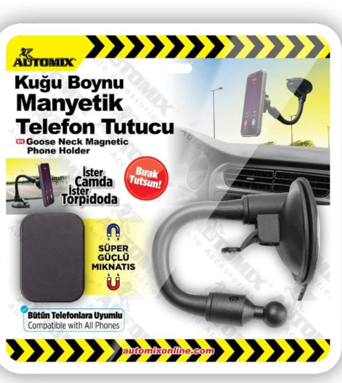Automix Kuğu Boynu Manyetik Telefon Tutucu