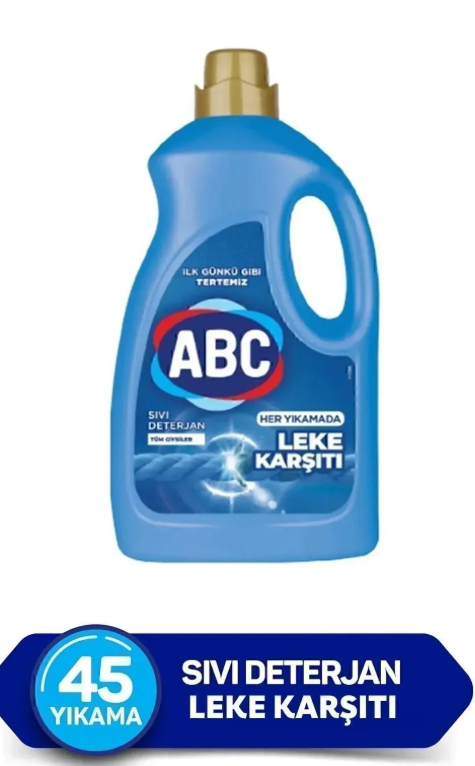 ABC Sıvı Çamaşır Deterjanı Leke Karşıtı 2700ml