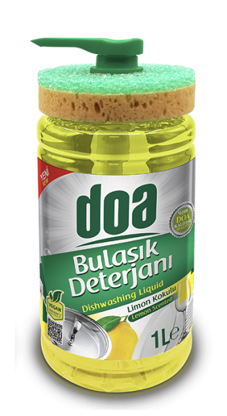 Doa Sıvı Bul. Deterjanı Süngerli Lim. Kok.1000ml