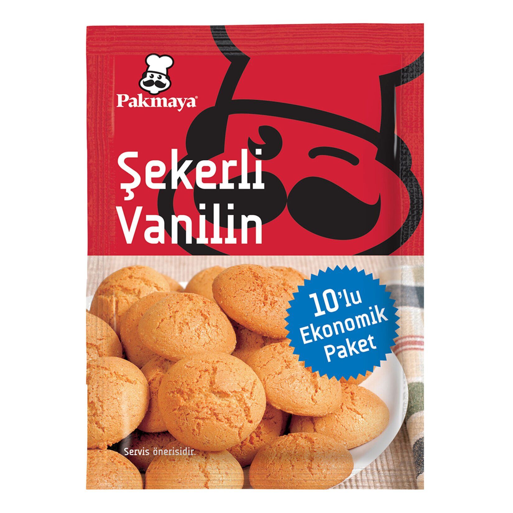 Pakmaya Şekerli Vanilin 10 lu