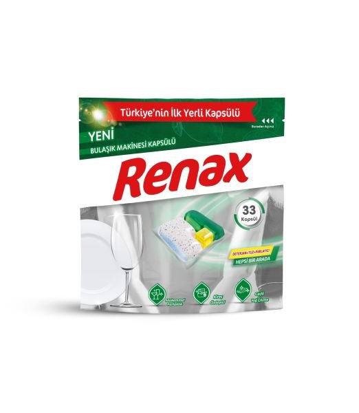 Renax Bulaşık Makinesi Kapsülü 33 lü