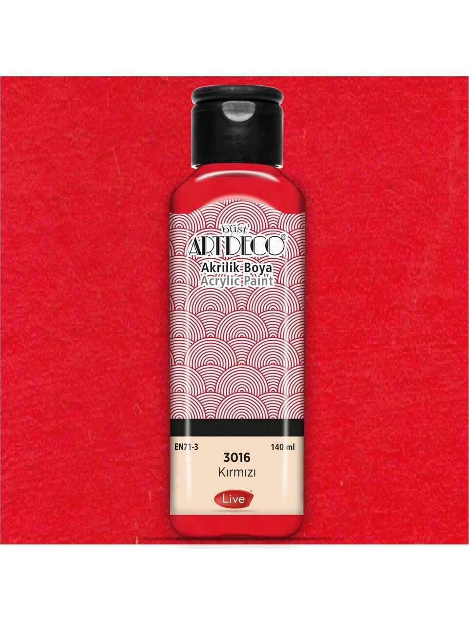 Artdeco Akrilik Boya 140ml Türk Kırmızısı