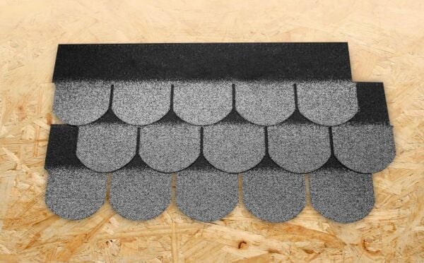 4X4 Shingle Gri Yuvarlak 2,61m2