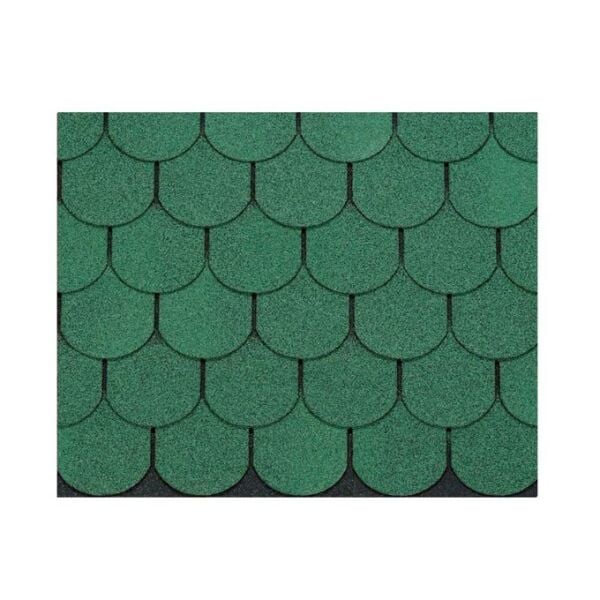 4X4 Shingle Yeşil Yuvarlak 2,61m2
