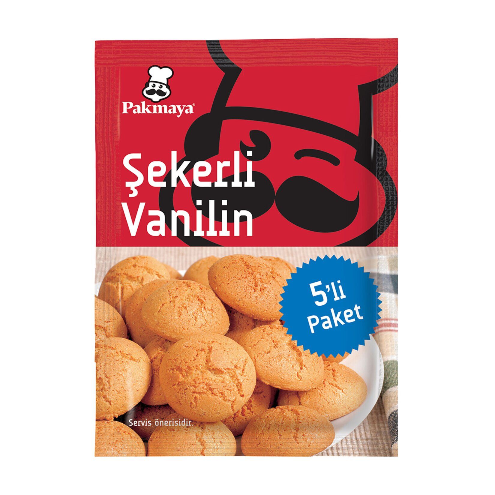 Pakmaya Şekerli Vanilin 5 li