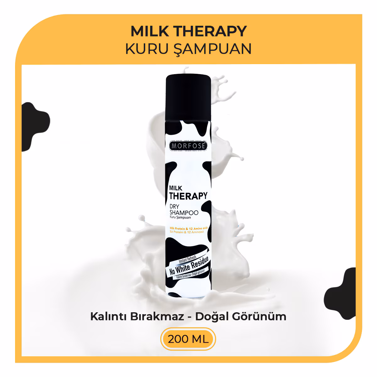 Morfose Kuru Şampuan Milk Therapy 200ml
