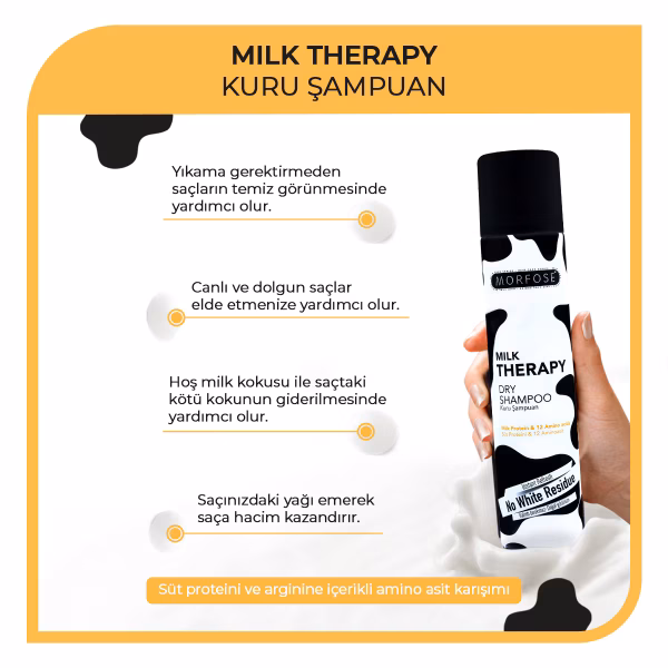 Morfose Kuru Şampuan Milk Therapy 200ml
