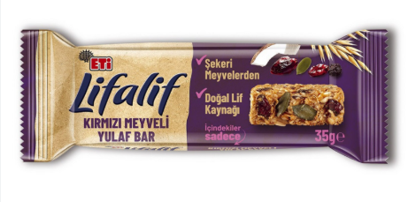 Eti Lifalif Kırmızı Meyveli Yulaf Bar 35g