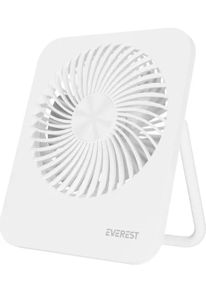 Everest EFN-601 Masaüstü Metal Beyaz Usb Fan