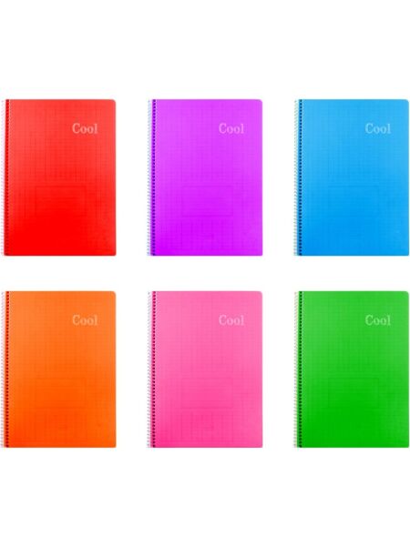 Keskin A4 Çizgili Spiralli Cool Defter 96 Yp.