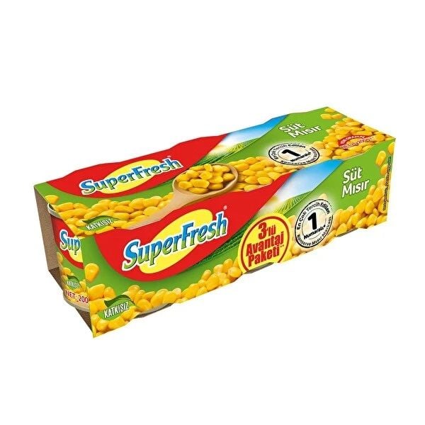 Superfresh Konserve Mısır 3x200gr