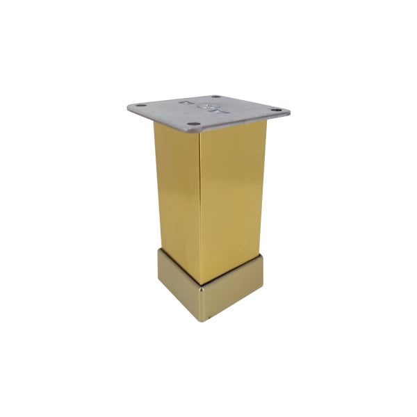 Eroğlu 40x40 Alüminyum Düz Ayak Kare 8cm Sarı