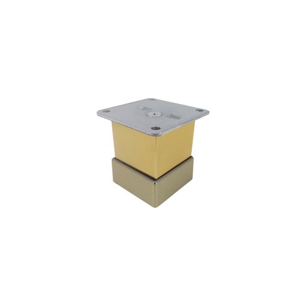 Eroğlu 40x40 Alüminyum Düz Ayak Kare 5cm Sarı