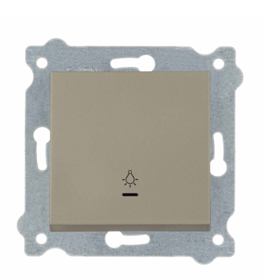 Exen Karell Blisterli Titanyum Işıklı Light Anahtar