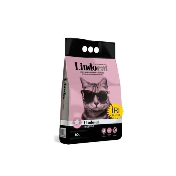 Lindocat İnce Kedi Kumu Pudra Koku 10 Litre