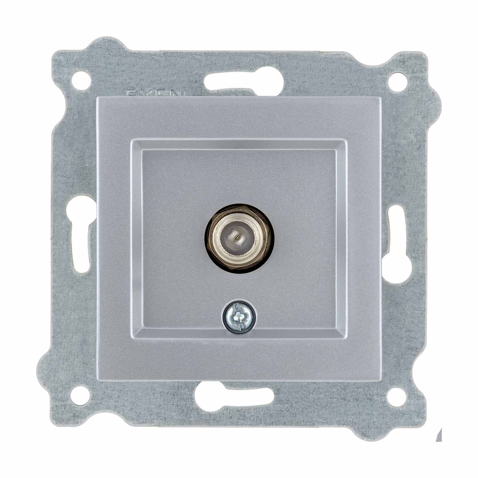 Exen Karell Blisterli Gümüş Uydu Prizi F Konnektör