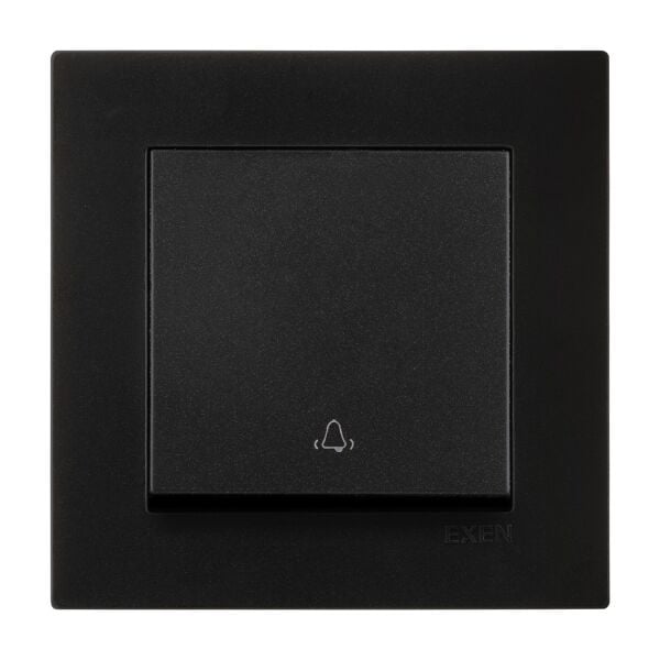 Exen Karell Blisterli Siyah Kapı Zil Anahtarı