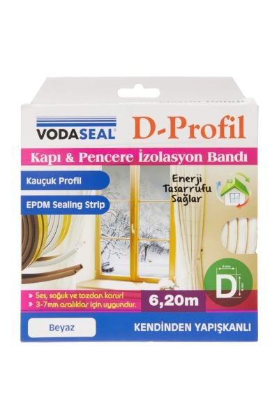 Vodaseal Kapı ve Pencere İzolasyon Bandı Beyaz