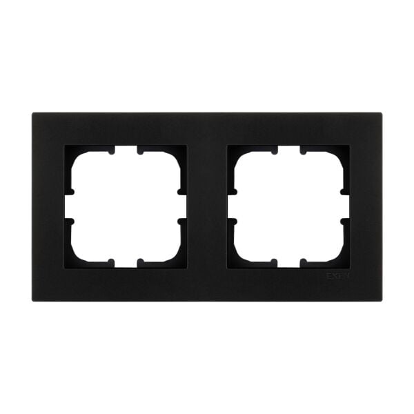 Exen Comfort Space Black İkili Çerçeve