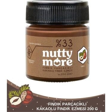 Nuttymore Kakaolu Parçacıklı Fındık Ezmesi 200gr