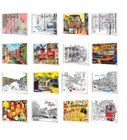 Çınar Resim Defteri 33001 33x48 Karton Kapak 15 Yp