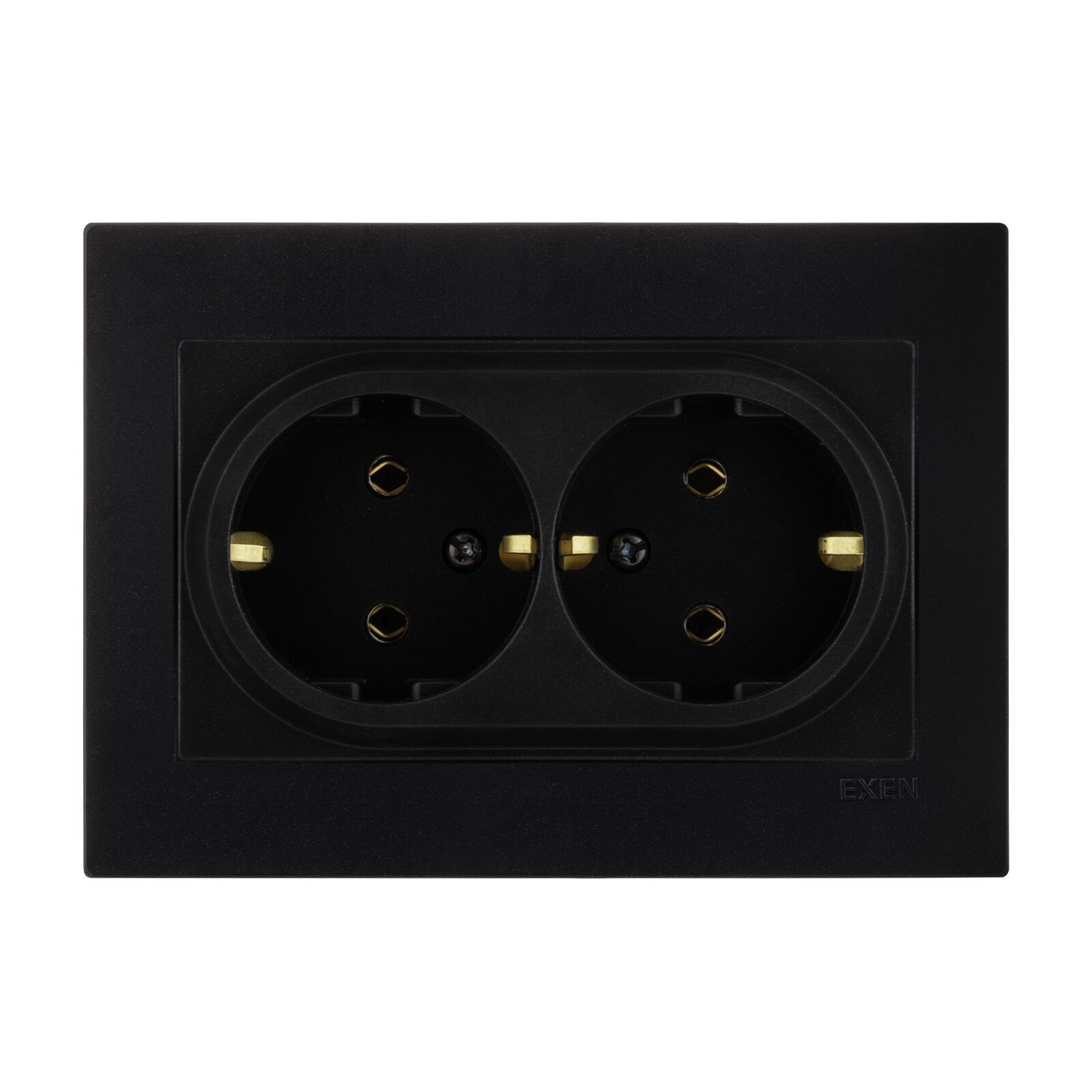 Exen Karell Blisterli Siyah İkili Topraklı Priz