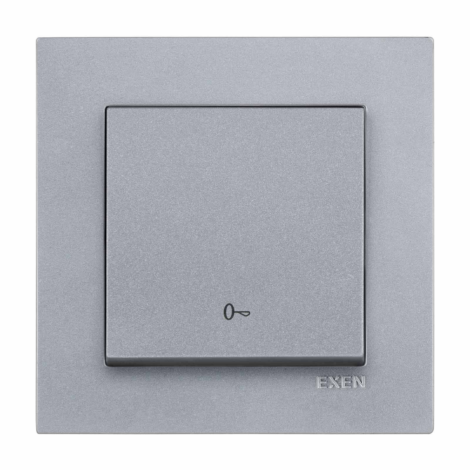 Exen Karell Blisterli Gümüş Kapı Otomatiği Anahtar