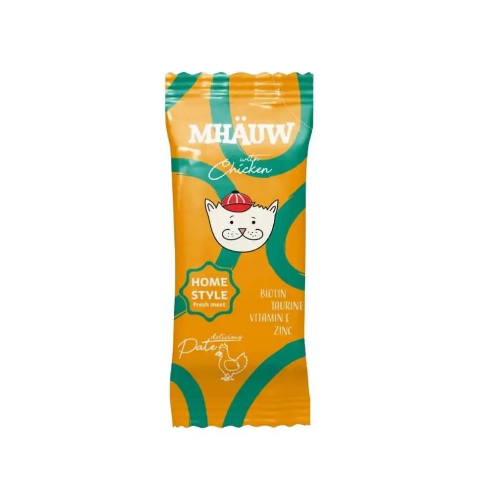 Mhauw Kedi Pouch Pate Tavuk 80gr