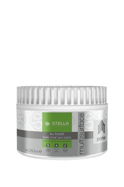 Stella Su Bazlı Sıvı Cam Şeffaf İpek Mat 250ml