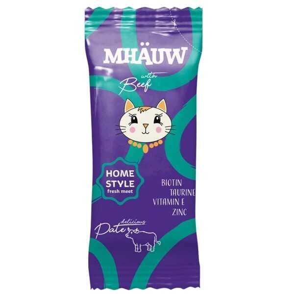 Mhauw Kedi Pouch Pate Biftek 80gr