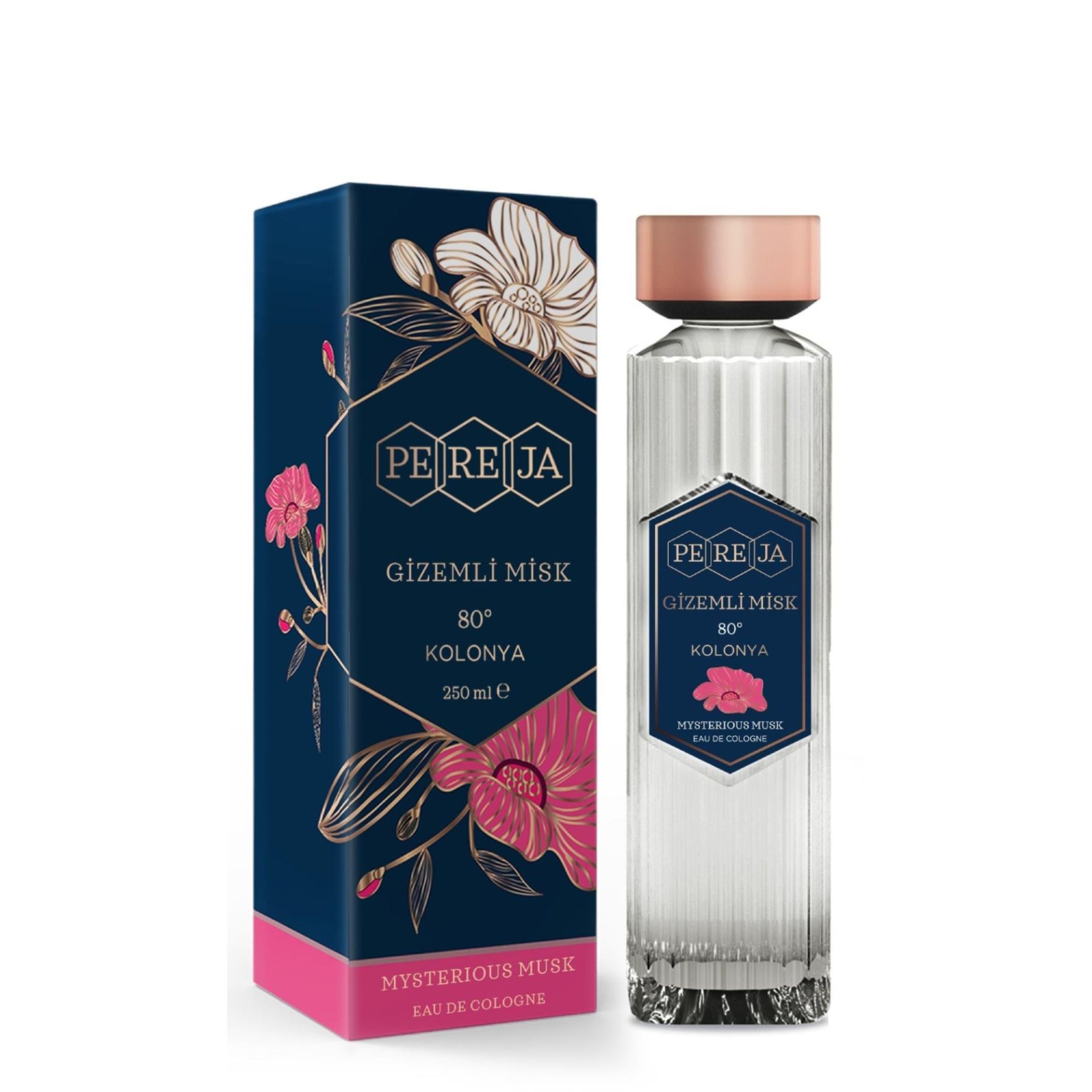 Pereja Parfümlü Kolonya Gizemli Misk Cam 250ml