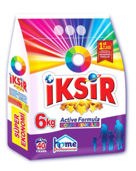 İksir Matik Color Toz Deterjan 6 kg