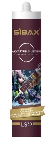 Sibax Akvaryum Silikonu Şeffaf 280ml LS30