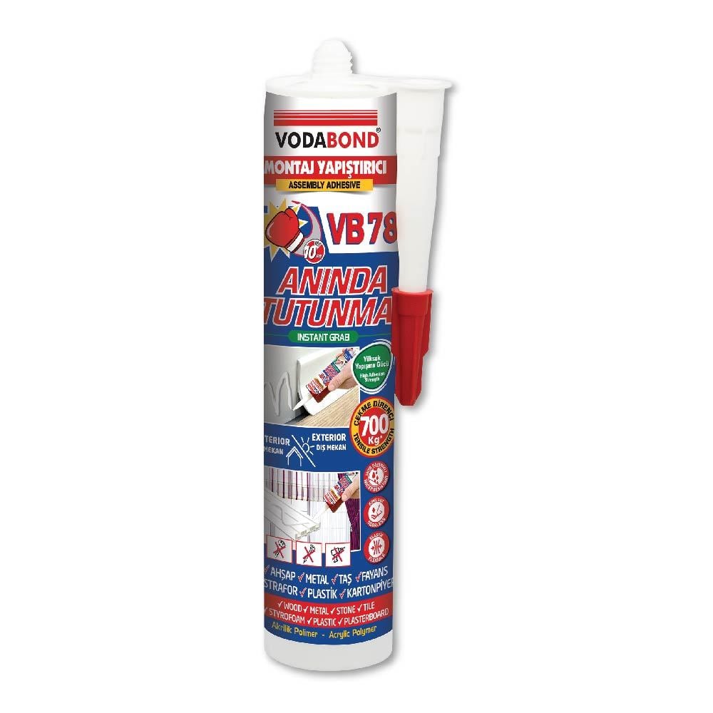 Vodabond VB 78 Montaj Yapıştırıcı Beyaz 420gr