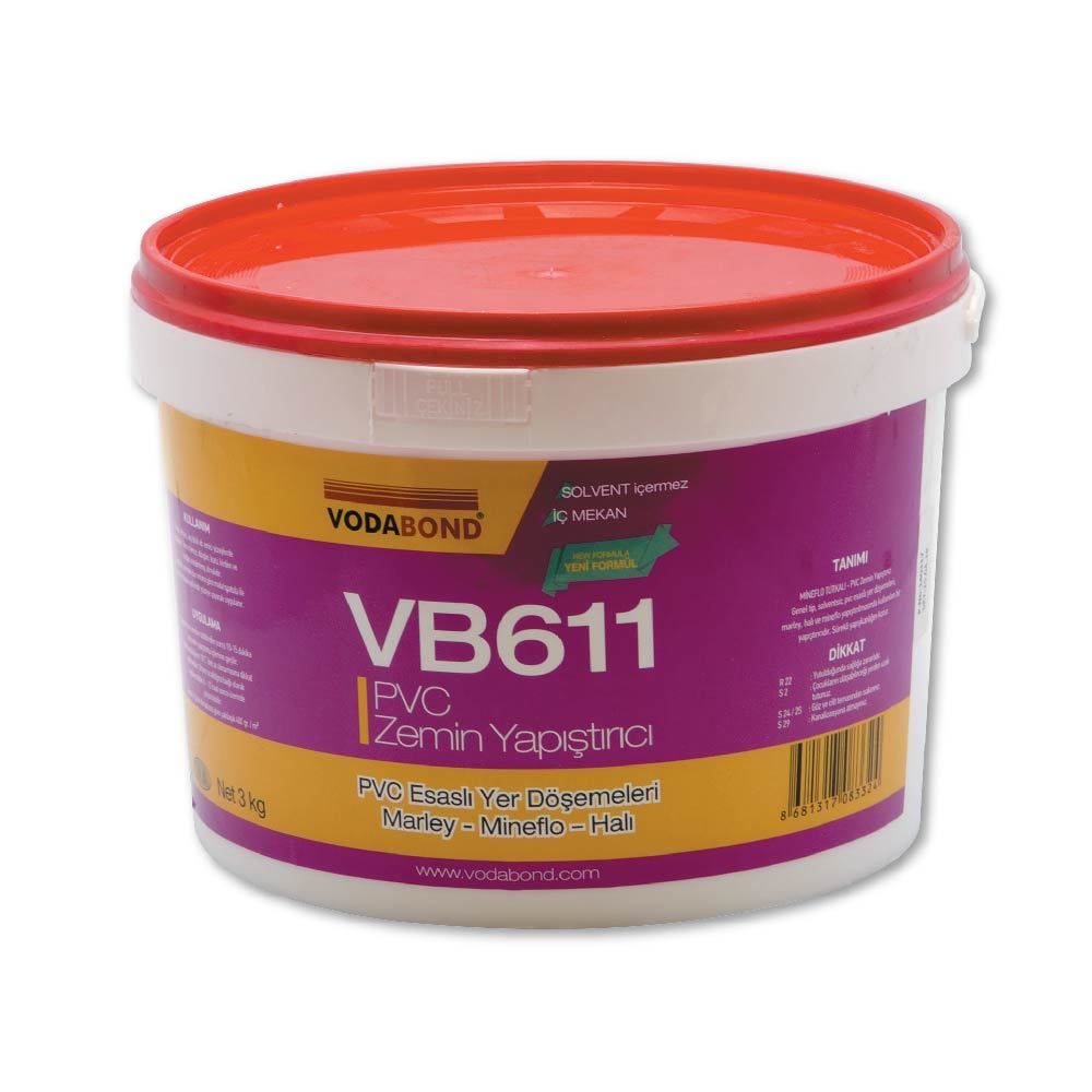 Vodabond VB 611 Pvc Zemin Yapıştırıcı 3kg