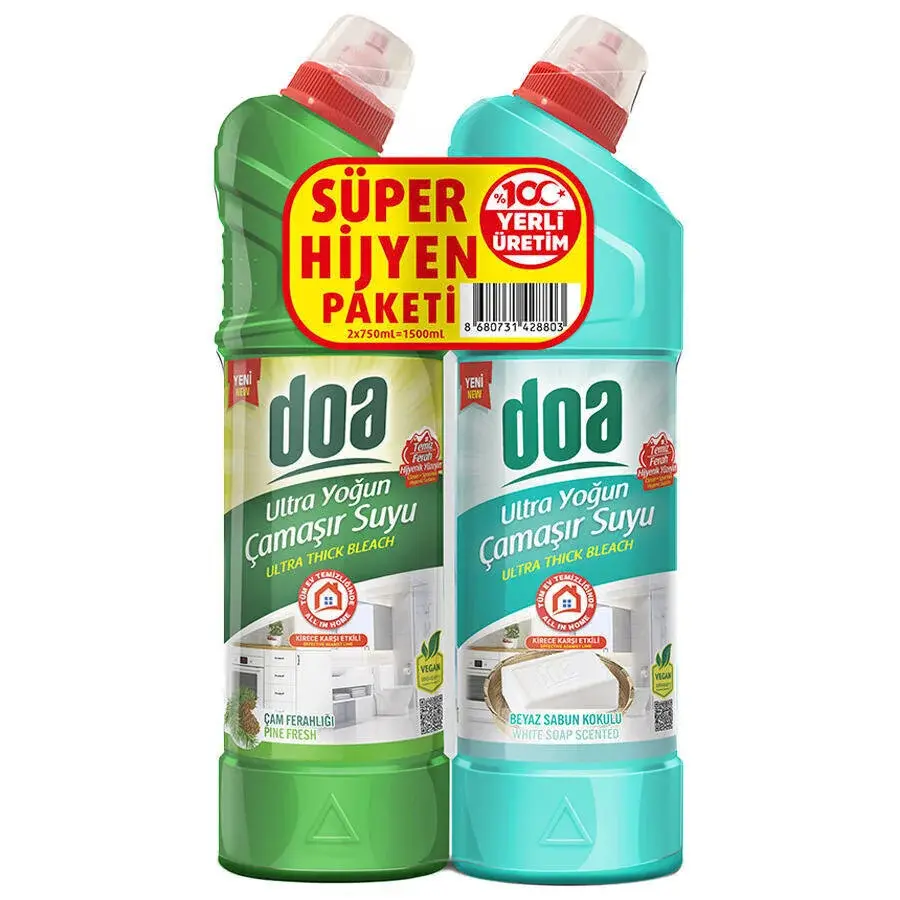 Doa Ultra Çam.Suyu Çam+Beyaz Sabun 750ml 2li Set