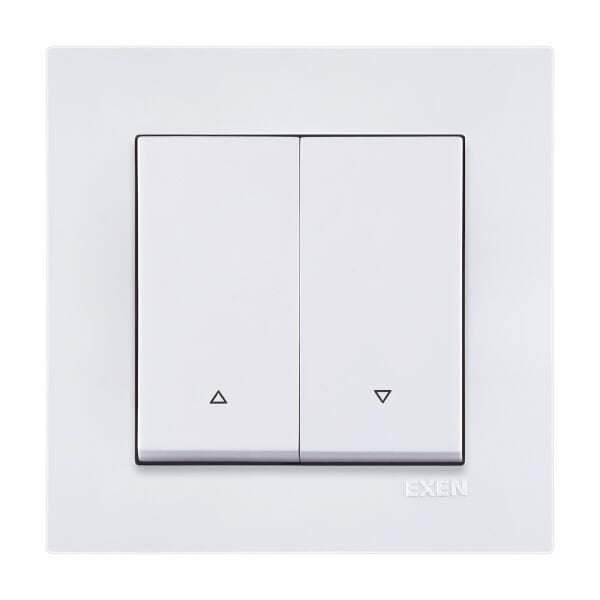 Exen Karell Blisterli Beyaz Jaluzi Kumanda Anahtar