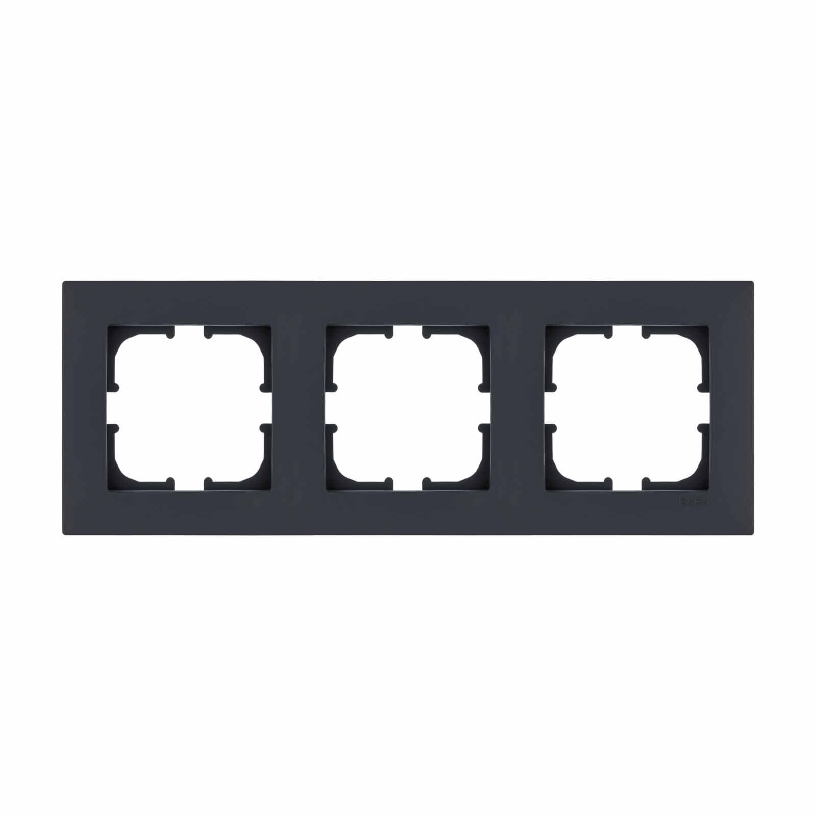 Exen Karell Füme Üçlü Çerçeve