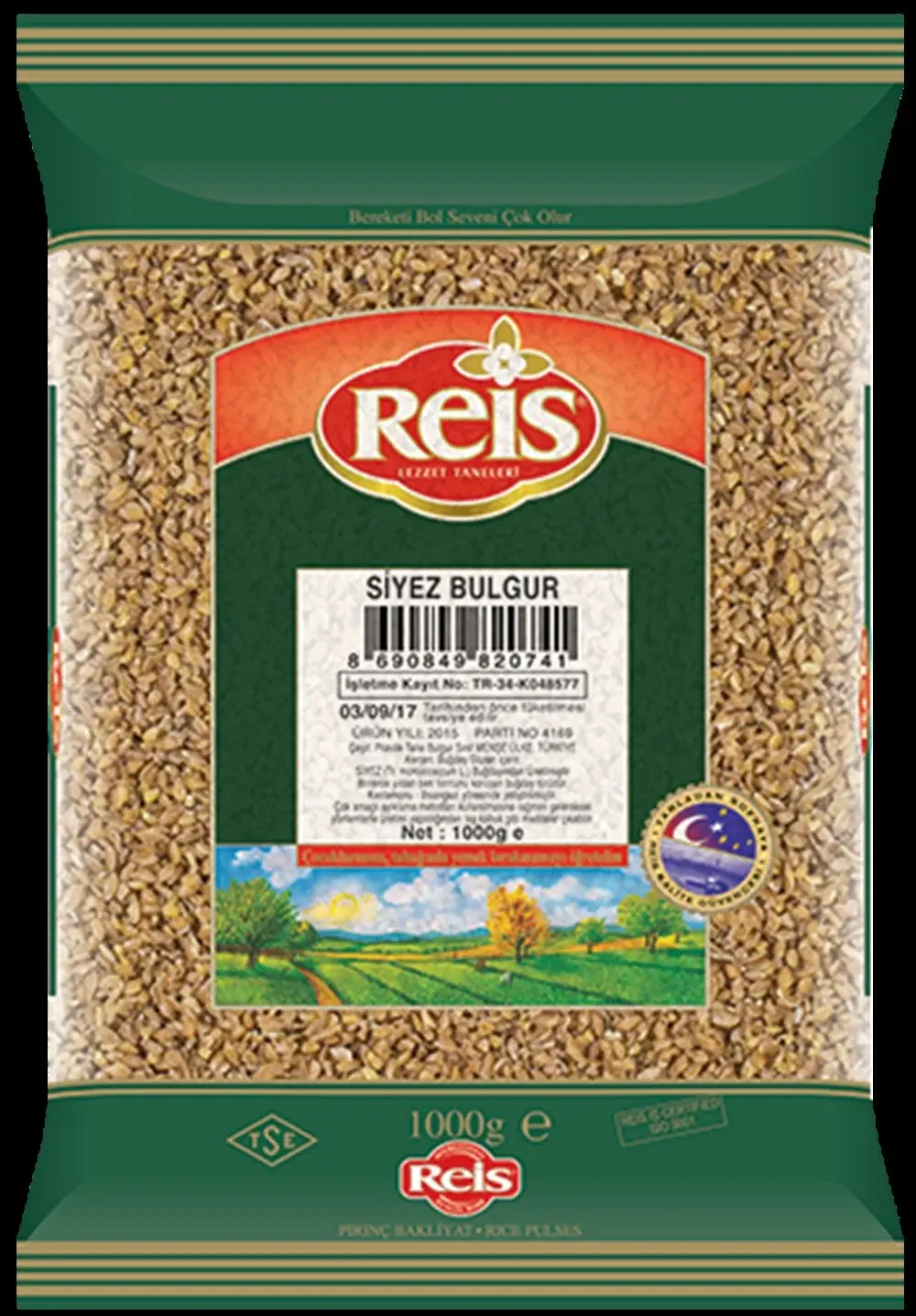 Reis Kepekli Pilavlık Bulgur 1kg