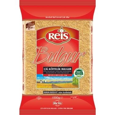 Reis Çiğ Köftelik Bulgur 1kg