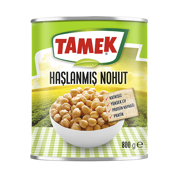 Tamek Haşlanmış Nohut 800g