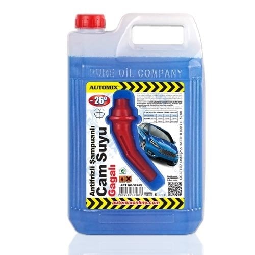 Automix Antifrizli Şamp. 5 lt Gagalı -26 Cam Suyu