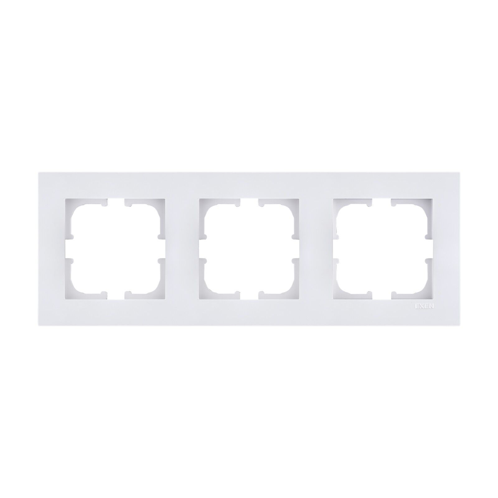 Exen Karell Beyaz Üçlü Çerçeve