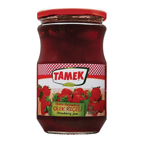 Tamek Kahvaltım Çilek Reçeli 800g