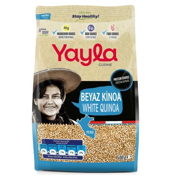 Yayla Gurme Beyaz Kinoa Bulgur 500gr