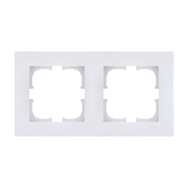 Exen Karell Beyaz İkili Çerçeve