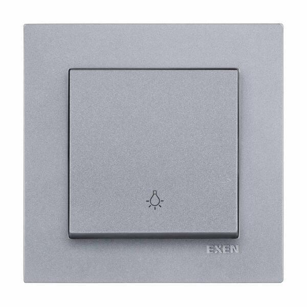 Exen Karell Blisterli Gümüş Light Anahtar
