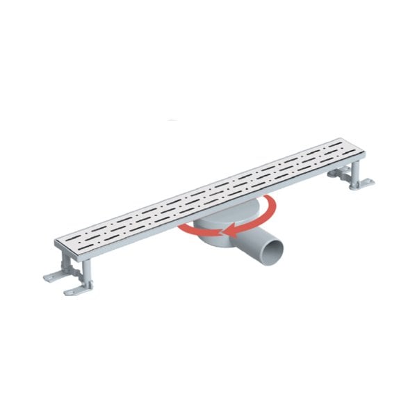 Maxiflow Style Line Duş Kanalı 40cm Q50 Yandan