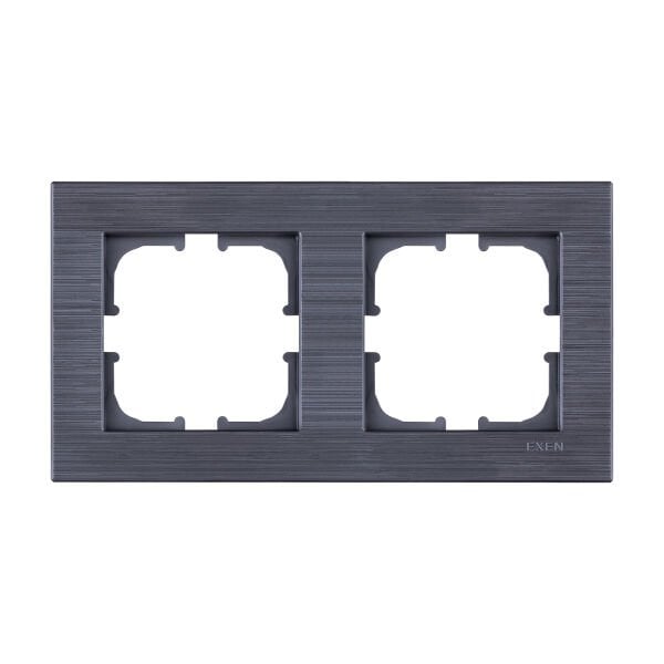 Exen Comfort Manyetik Gri İkili Çerçeve