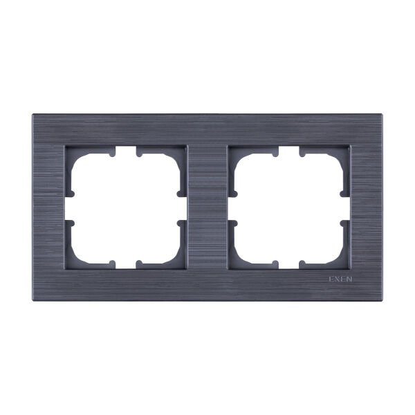 Exen Comfort Manyetik Gri İkili Çerçeve